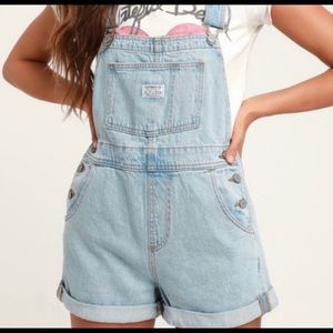 LEVI'S Vintage Denim Shortalls Short Overalls